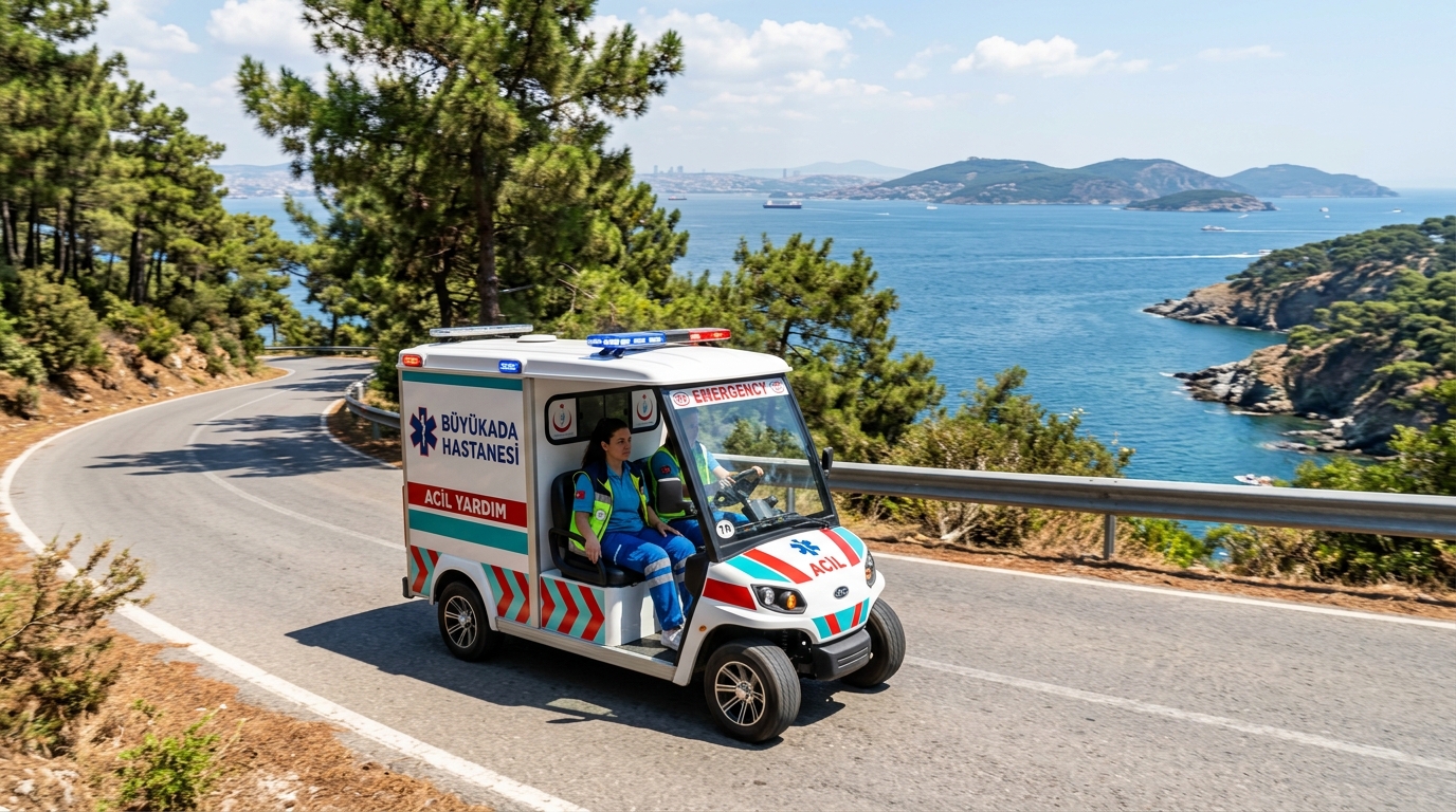 Ada İçi Elektrikli Hasta Nakil Aracı